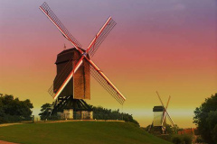 Atardecer-junto-a-los-molinos-en-el-Damme-2