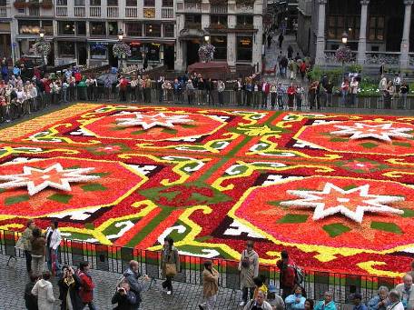Alfombra en la Grand Place