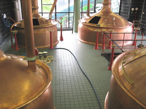 Proceso de enfriado en la fábrica De Koninck