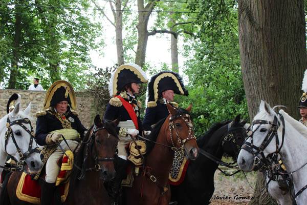 En el vivac francés em Waterloo
