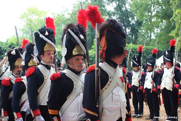 En el vivac francés em Waterloo