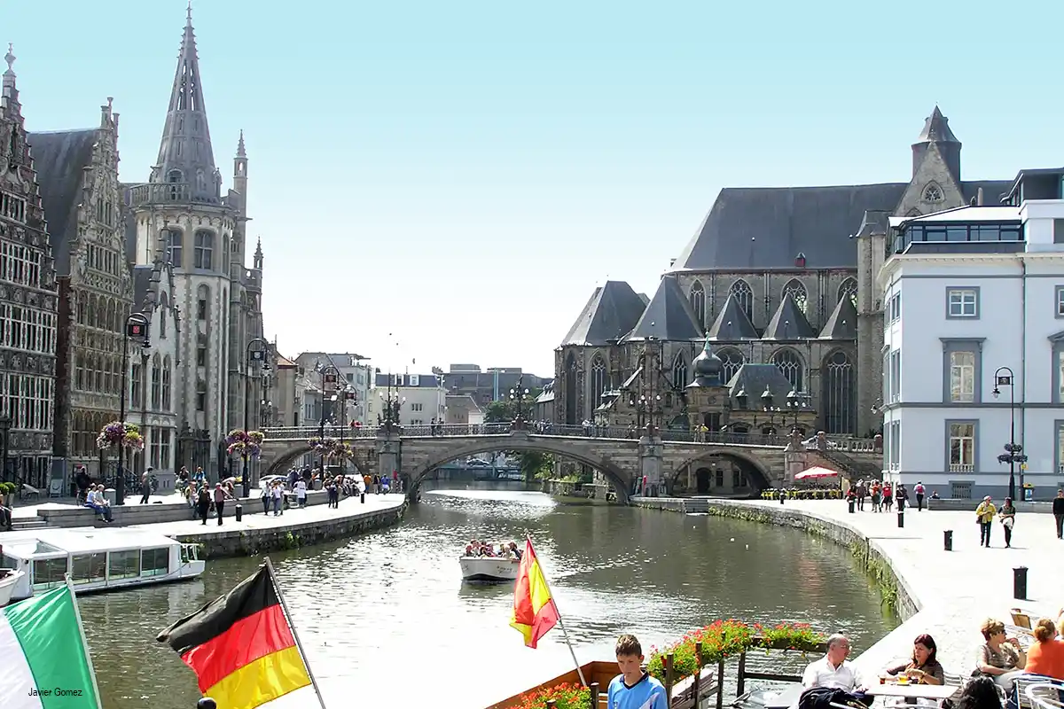 Que ver en Gante: Graslei y Korenlei