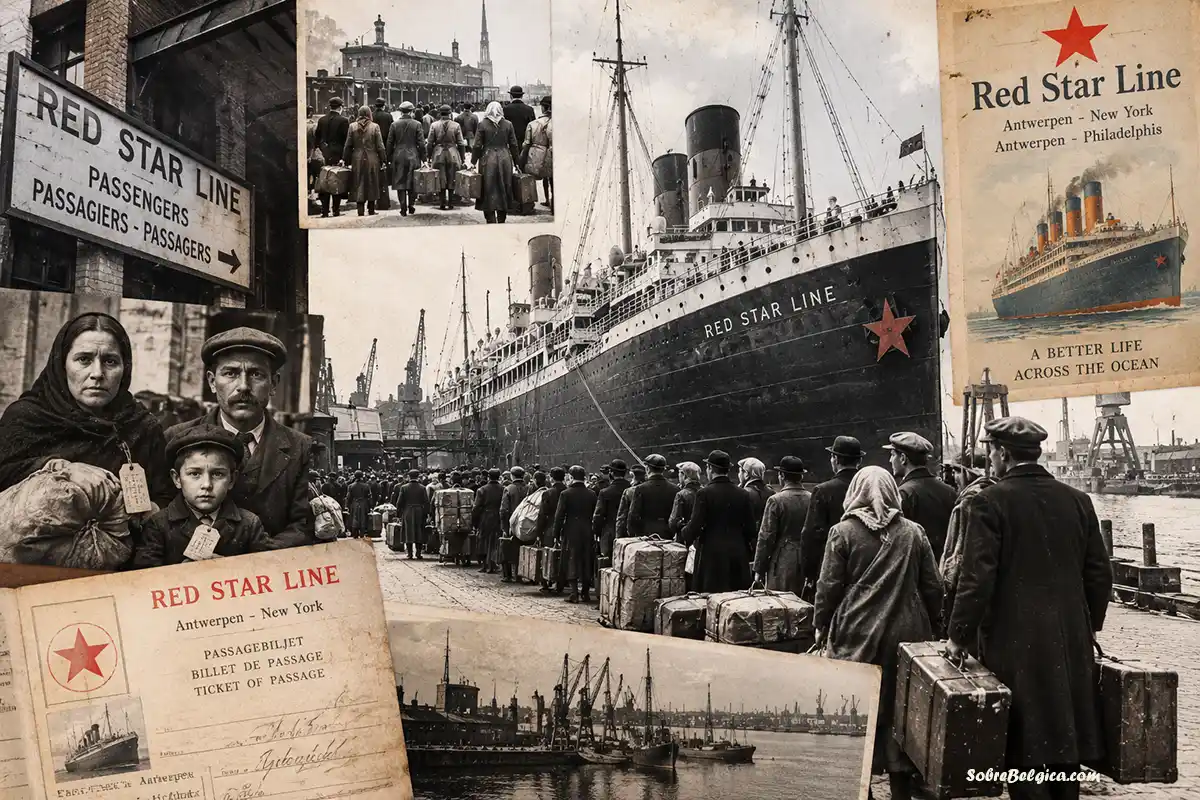 Red Star Line Amberes - emigrantes Red Star Line Amberes - emigrantes