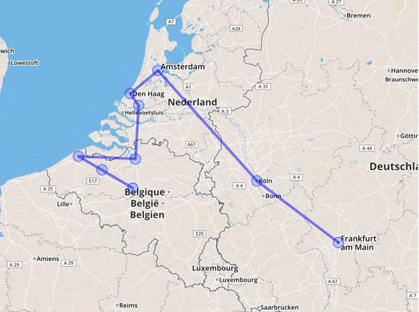 Circuito Países Bajos y Crucero por el Rhin
