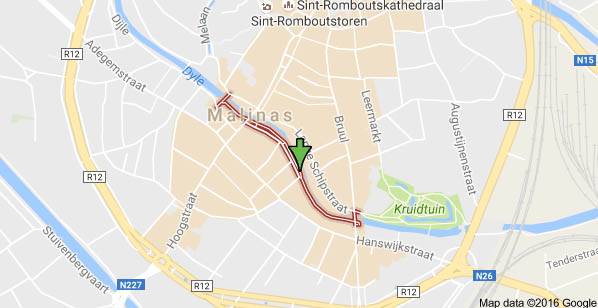 Dijlepad en Malinas - plano