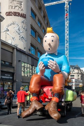 Tintin en Bruselas