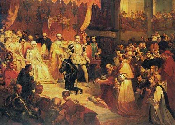 Abdicación de Carlos V