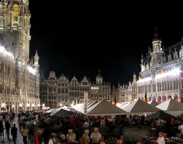 Festival de la Cerveza en la Grand Place de Bruselas