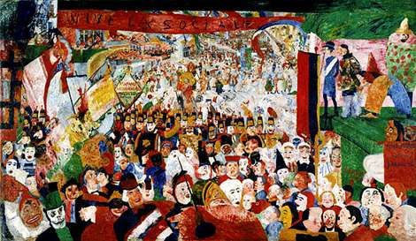La Entrada de Cristo en Bruselas, de James Ensor